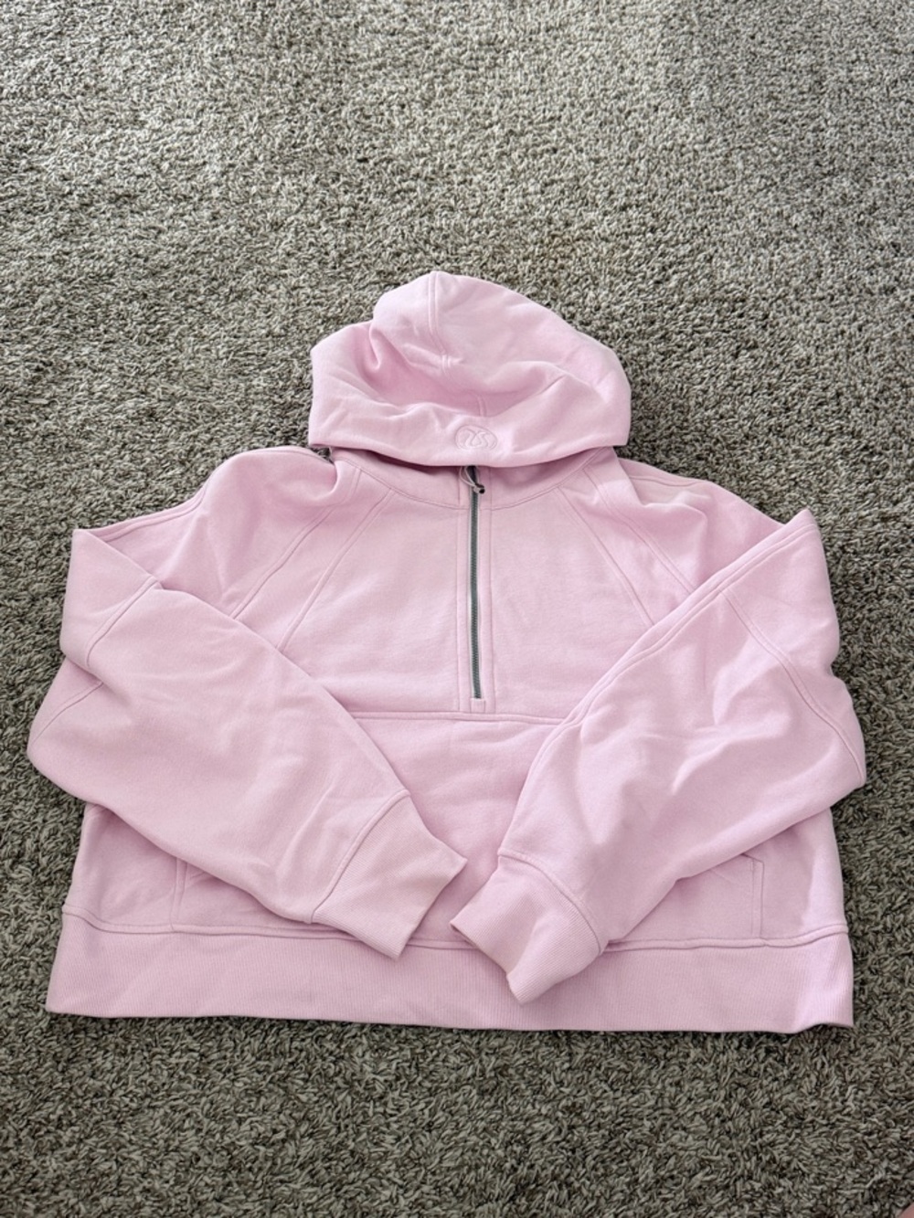 Lululemon Scuba Half-Zip Hoodie Meadowsweet Pink